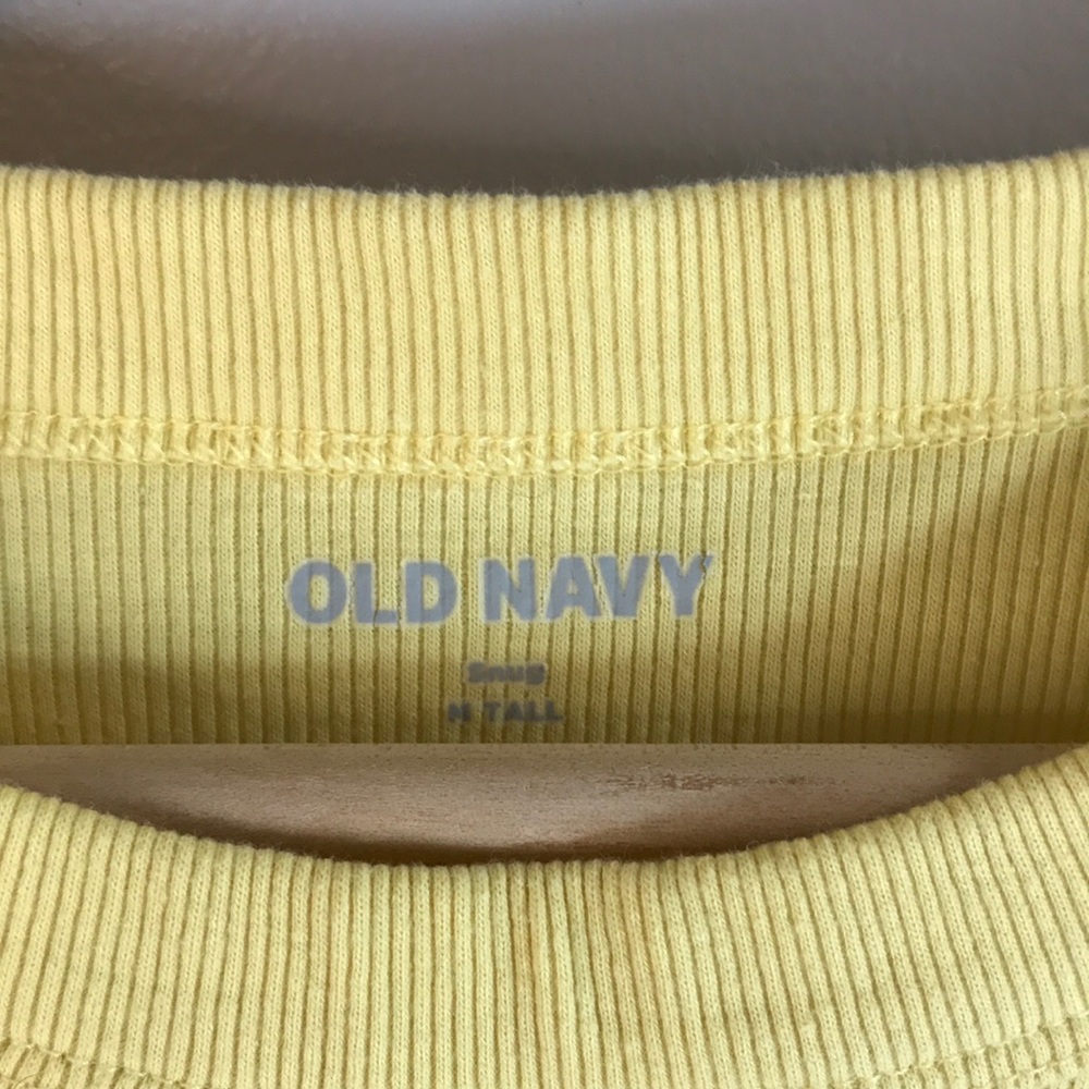 Old Navy Lemon Yellow Ribbed Tank - Picture 2 of 8